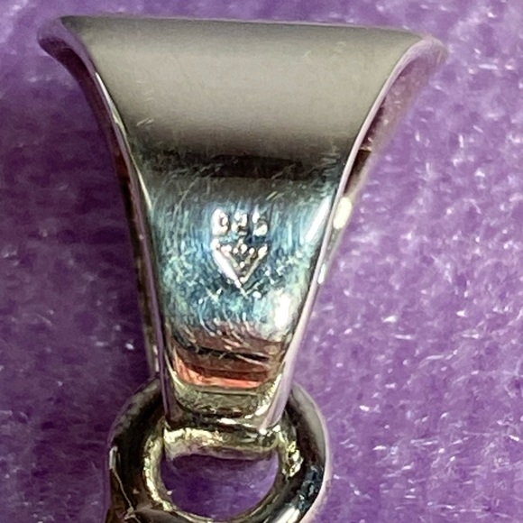 Silpada Retired Sterling Silver Disk Pendant - Picture 7 of 7